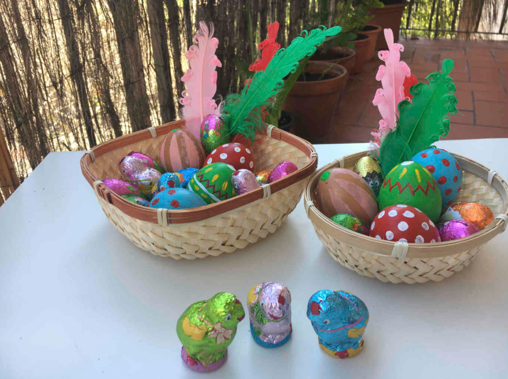 huevos de pascua para niños